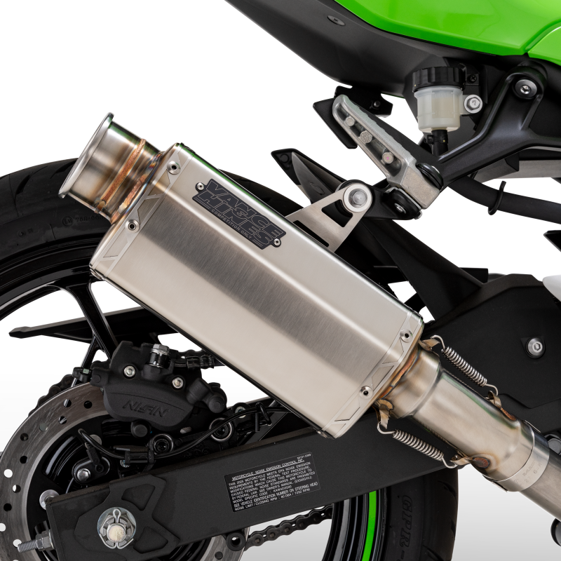 Kawasaki Ninja 500 Performance Exhaust - Vance and Hines - VS-6 Slip On - `24-`25
